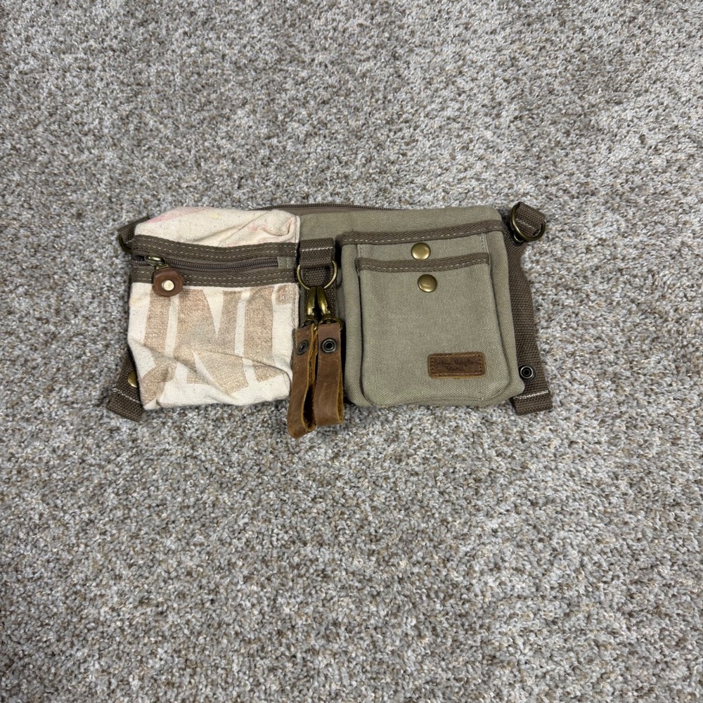 Selina Vaughan Studios Utility Belt Bag Canvas Festival Boho Cargo Pouch